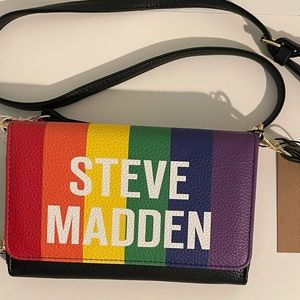 Steve Madden Crossbody Purse Pride Rainbow